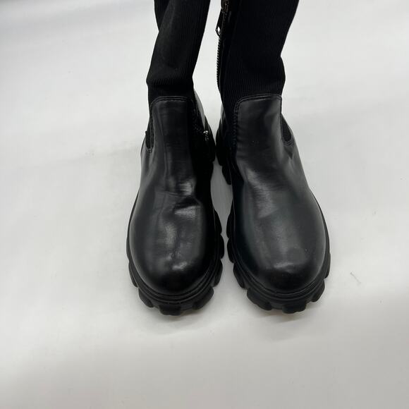 Women's Over The Knee Platform Thigh High Boots Round Toe Size 8US /39CN - Picture 5 of 15